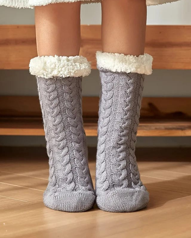 Chausson chaussette antidérapant femme