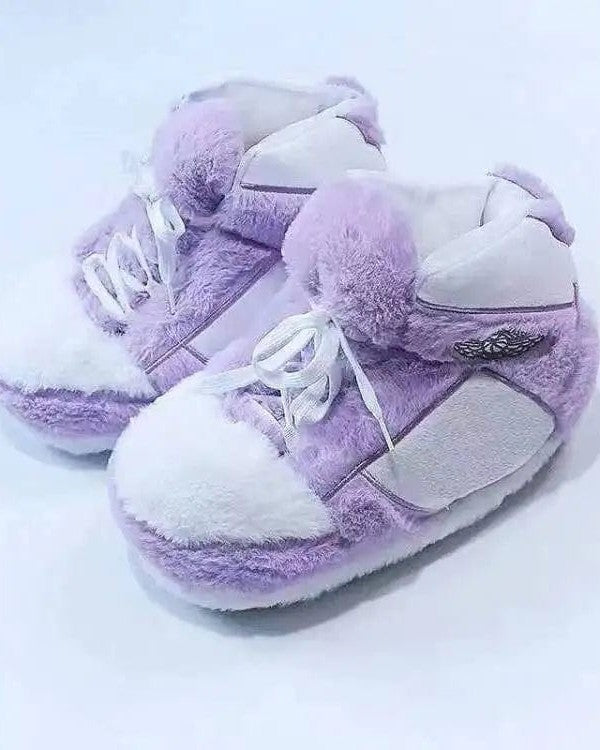 Chausson basket femme