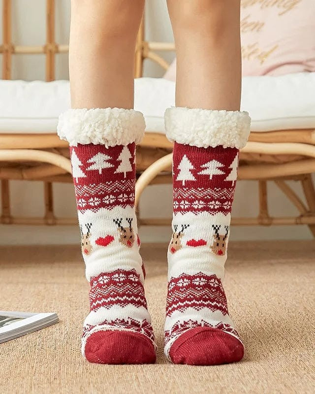 Chausson chaussette femme hiver