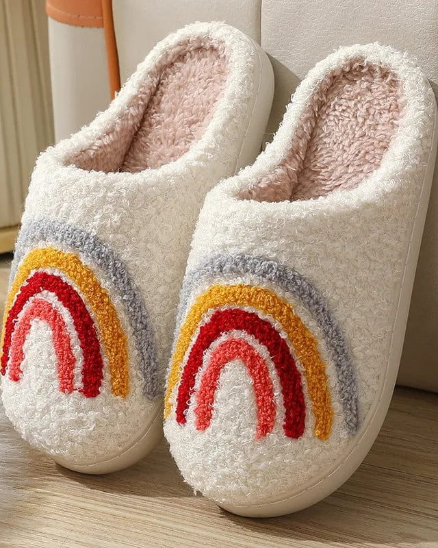 Chaussons femme arc en