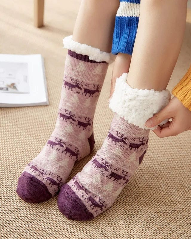 Chausson chaussette femme hiver