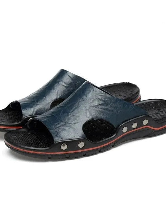 Chausson sandale cuir homme