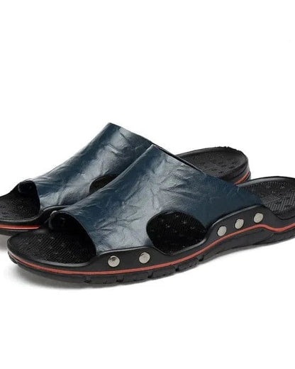 Chausson sandale cuir homme