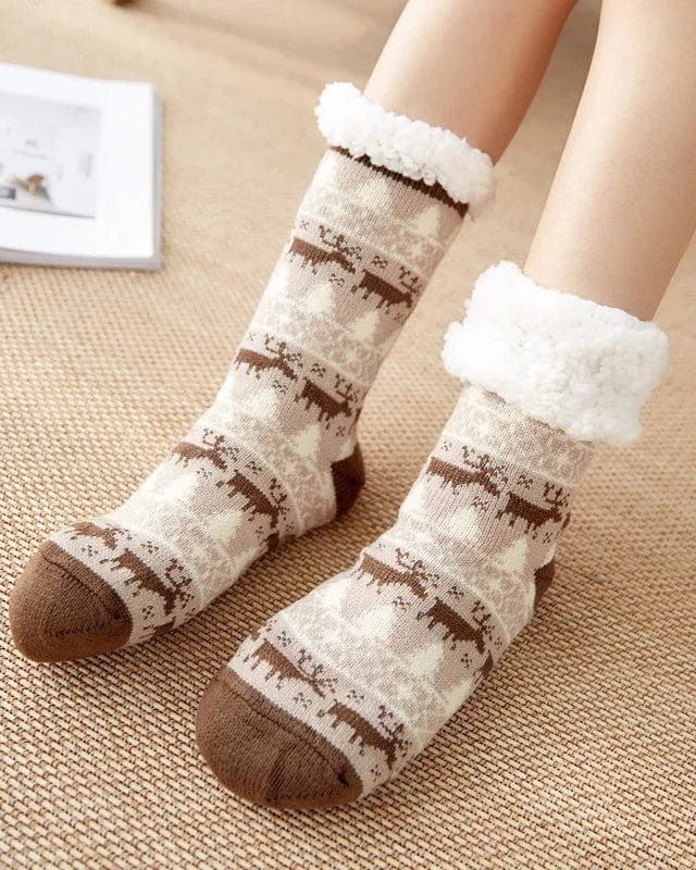 Chausson chaussette femme hiver