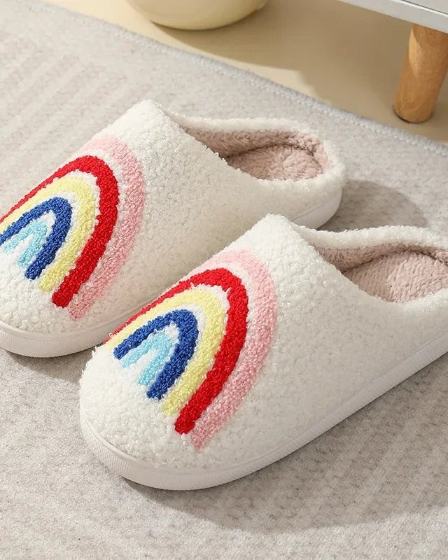 Chausson femme arc en