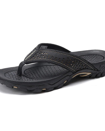 Tongs cuir pu homme