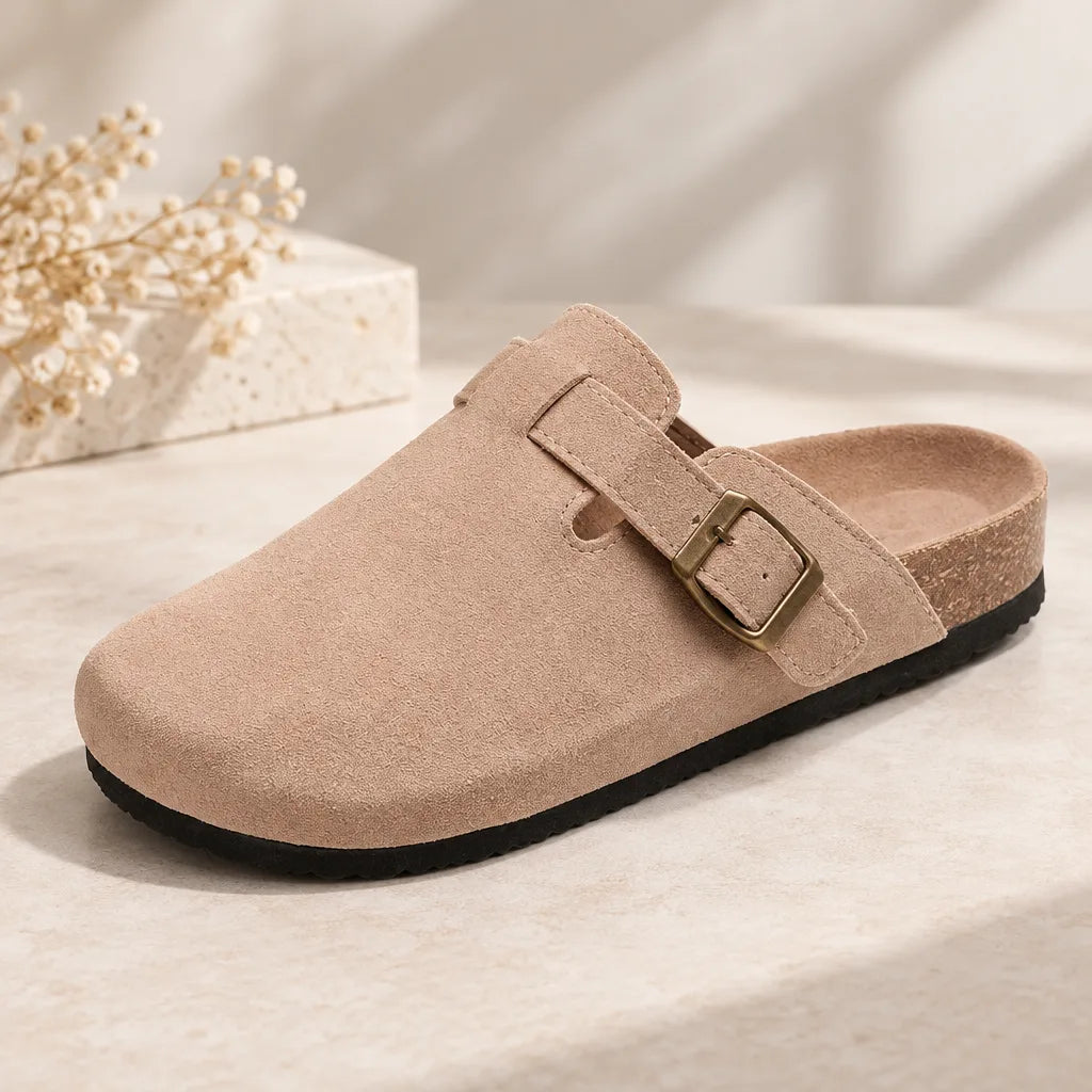 Chausson sabot daim