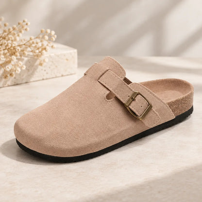 Chausson sabot daim