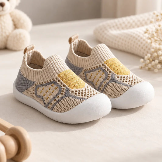 Chausson bebe tricoté souple