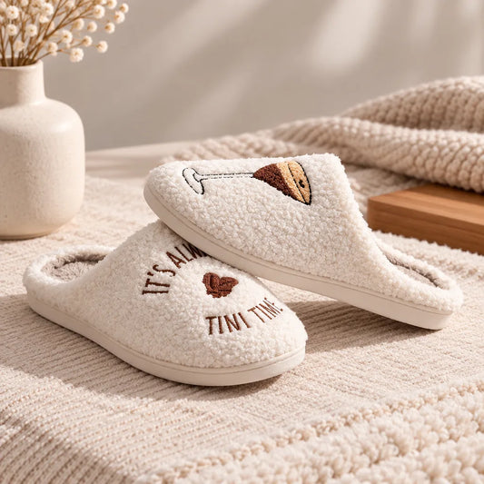 Chausson femme hiver peluche