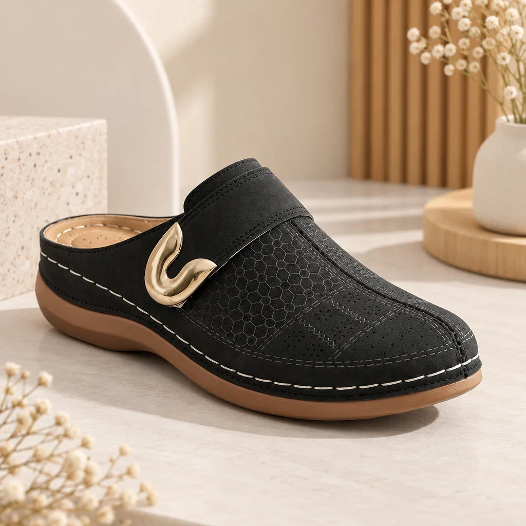 Chausson mule femme talon