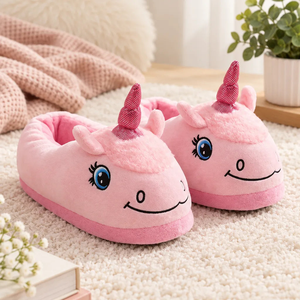Chausson licorne femme coton