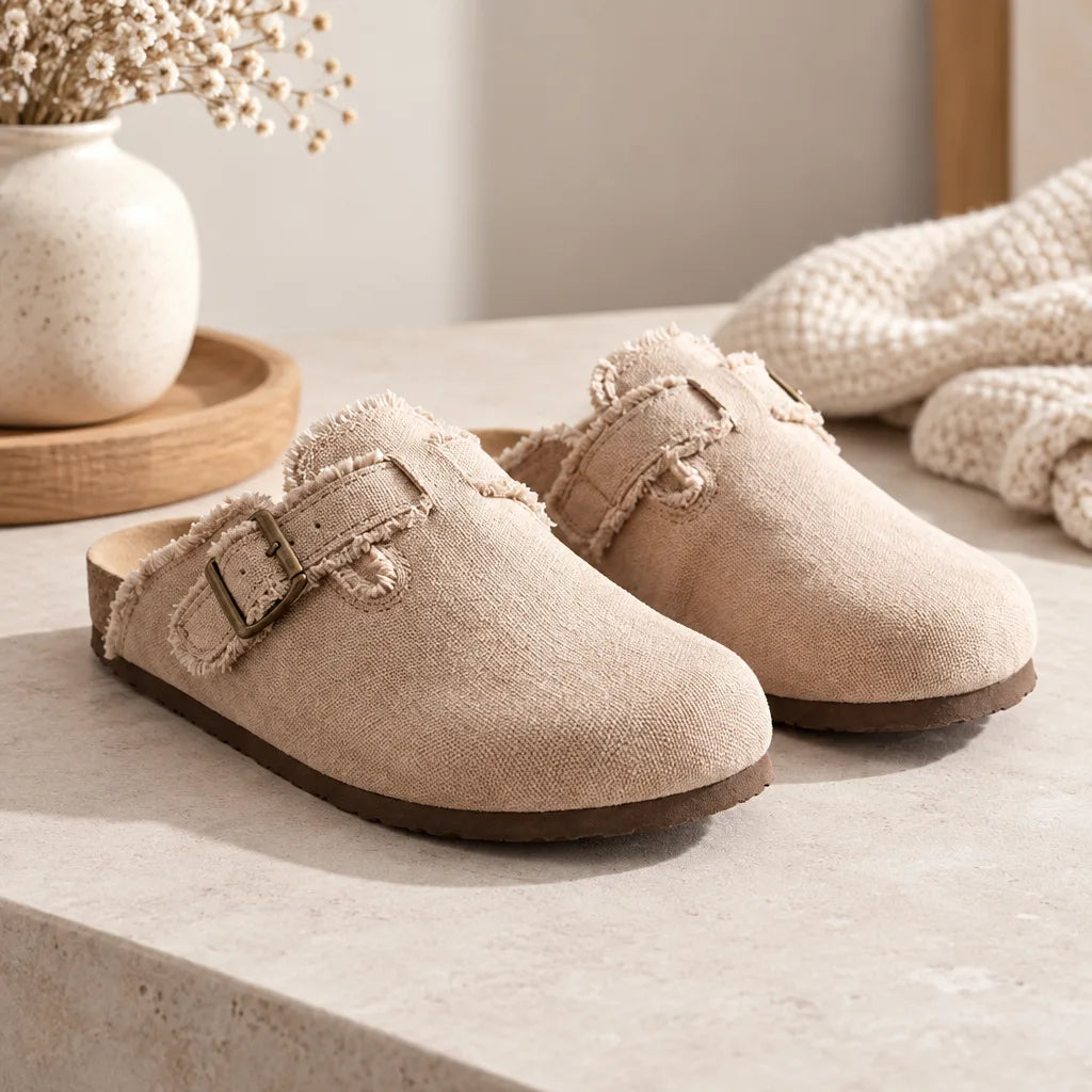 Chaussons sabot femme