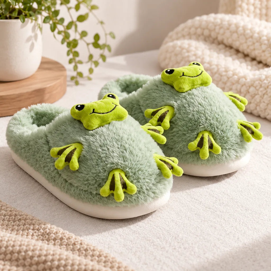 Chausson grenouille femme