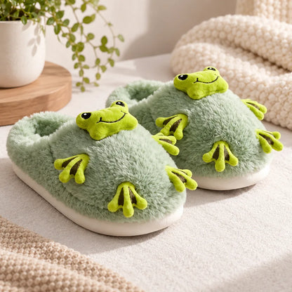 Chausson grenouille femme