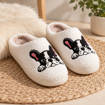Chausson bouledogue femme