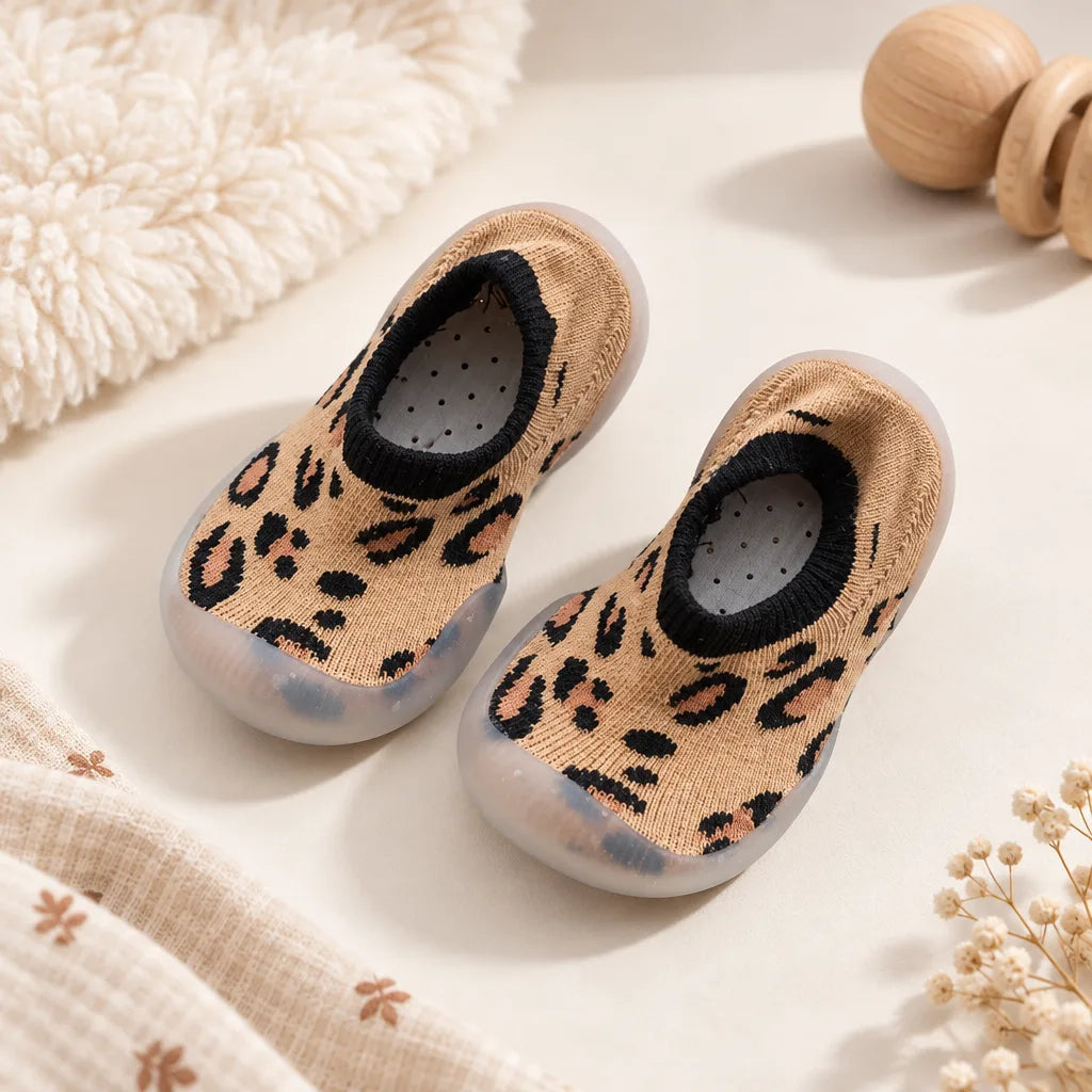 Chausson bebe motifs ludiques