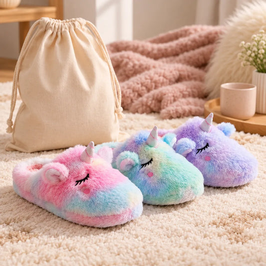 Chausson licorne femme hiver