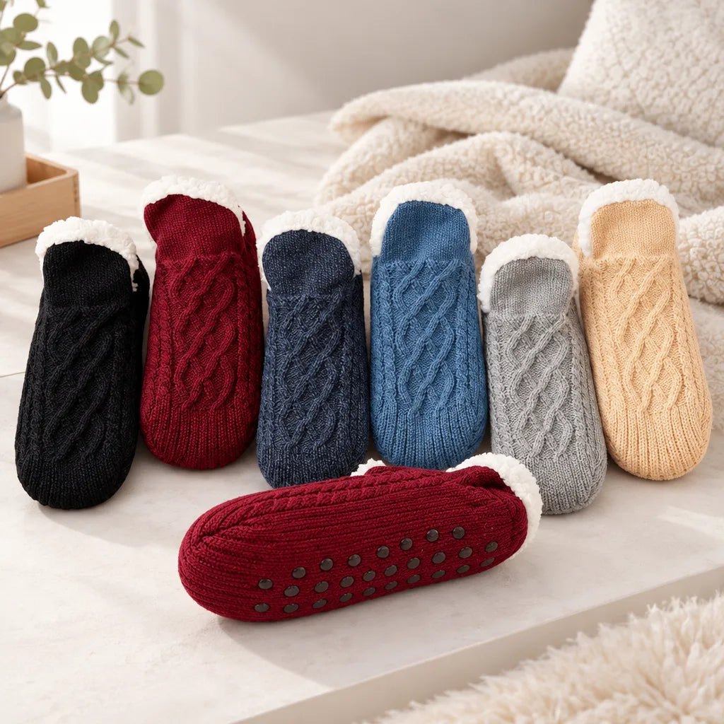 Chausson chaussette antidérapant mixte