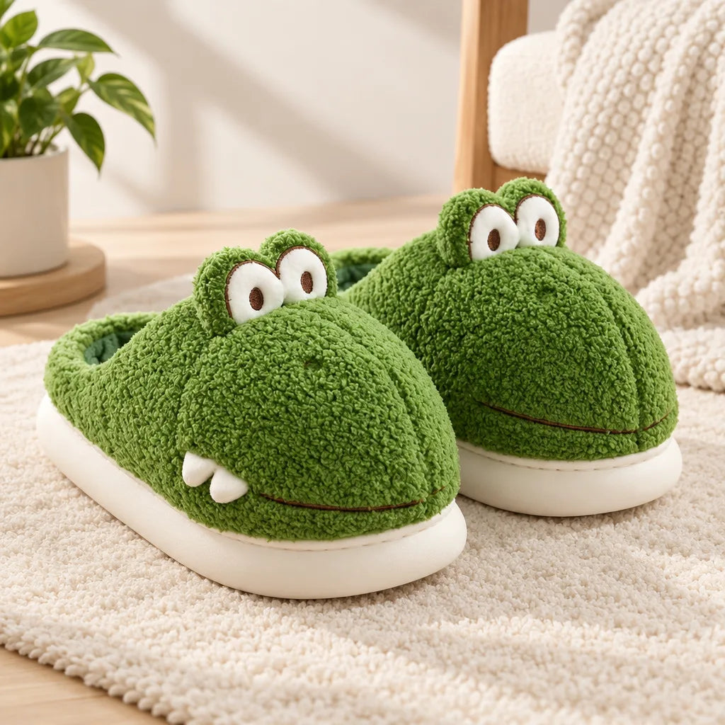 Chausson hiver crocodile
