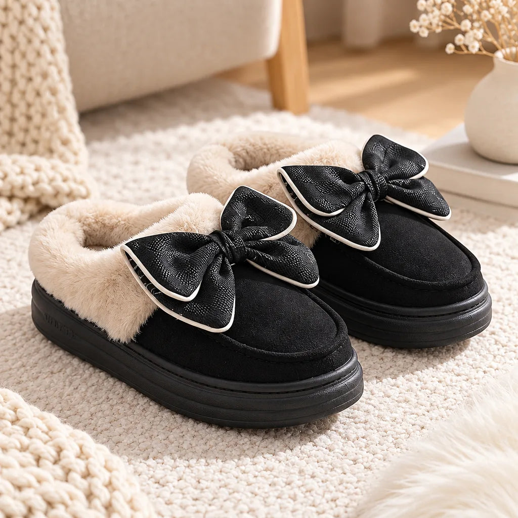 Chausson femme hiver polyester