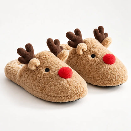 Chausson renne peluche
