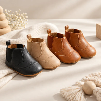 Chausson bebe cuir