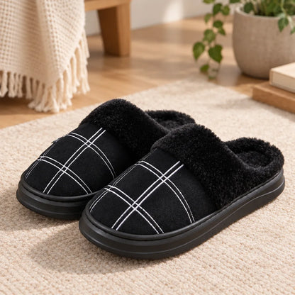 Chausson homme flanelle vichy