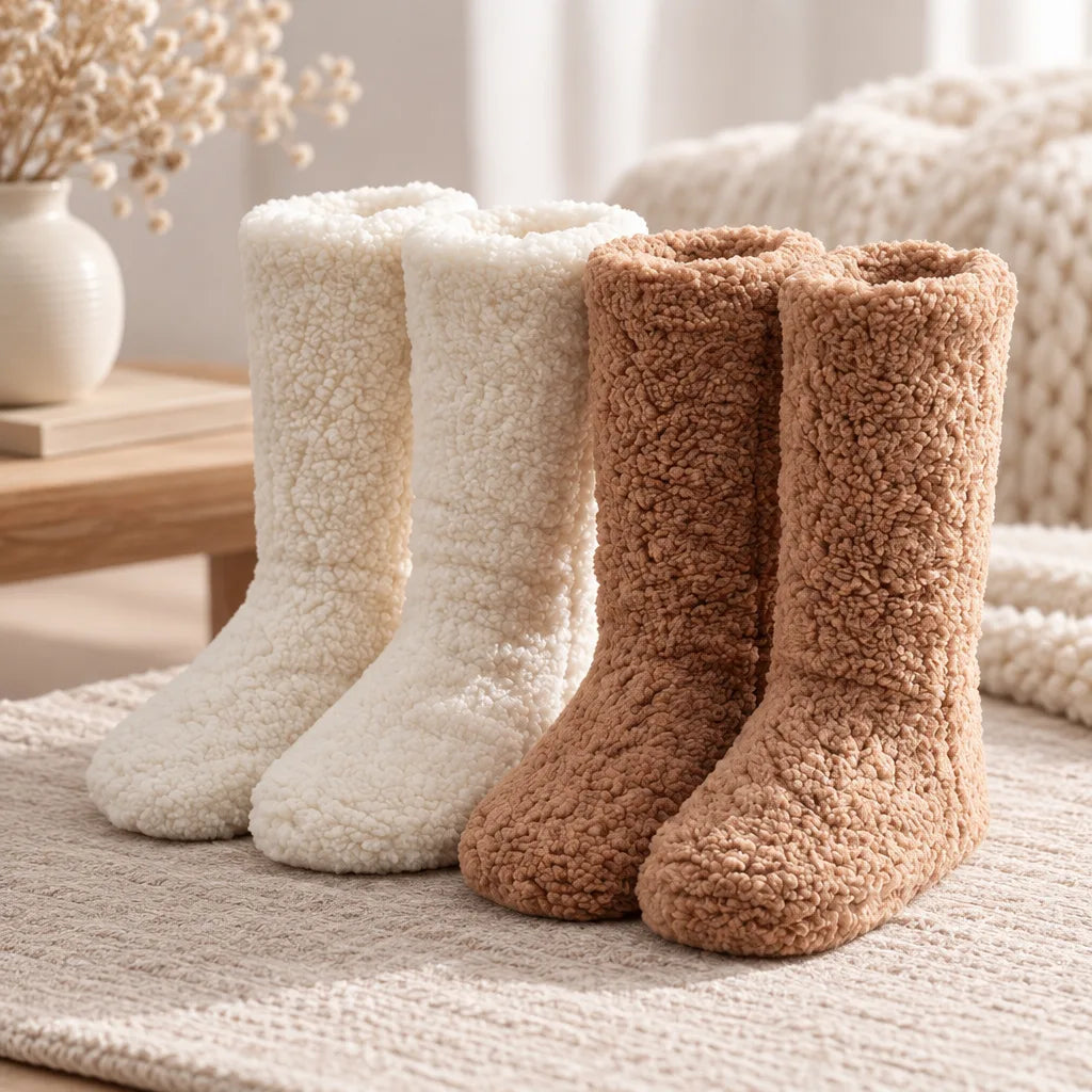 Chausson chaussette femme antidérapant