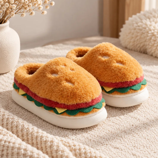 Chausson sandwich peluche