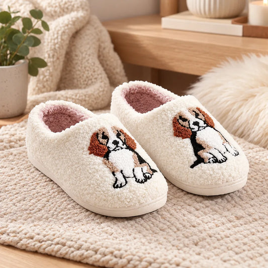 Chausson femme chien beagle