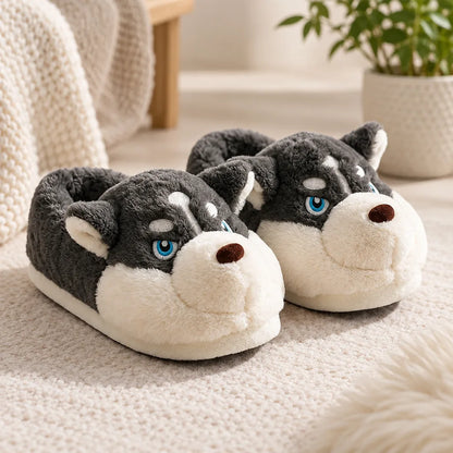 Chausson husky rigolo