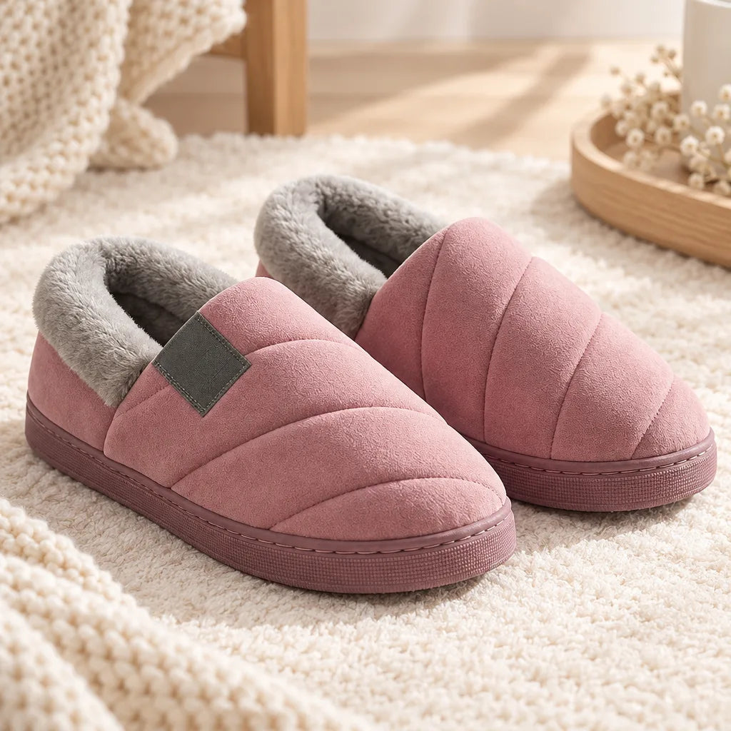 Chausson femme chaud antiderapant