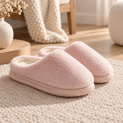 Chausson femme hiver confortable