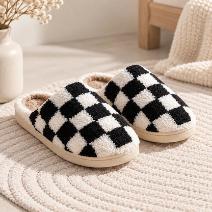 Chausson motif echiquier