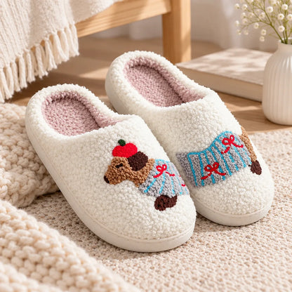 Chausson animal femme confortable