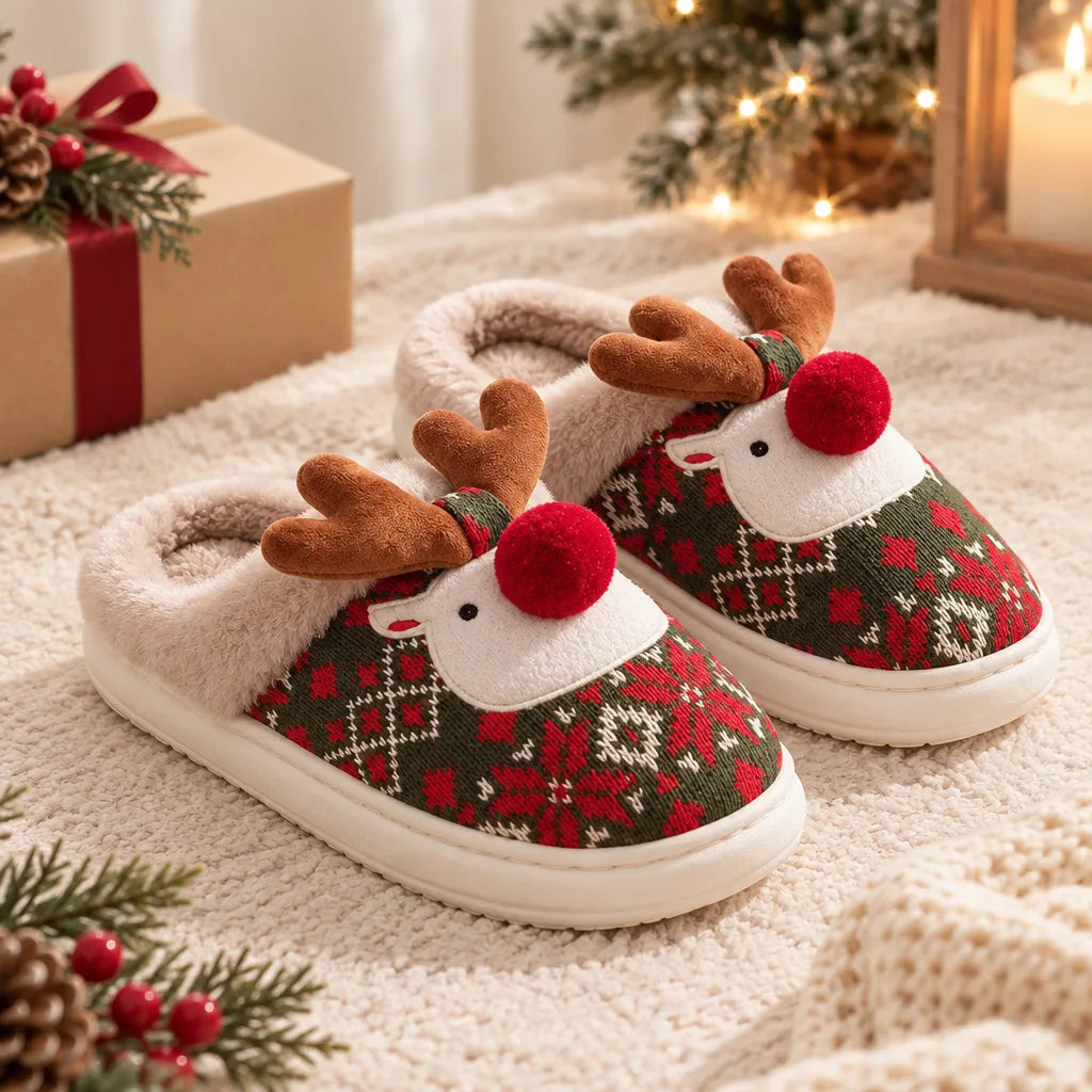Chausson femme noel