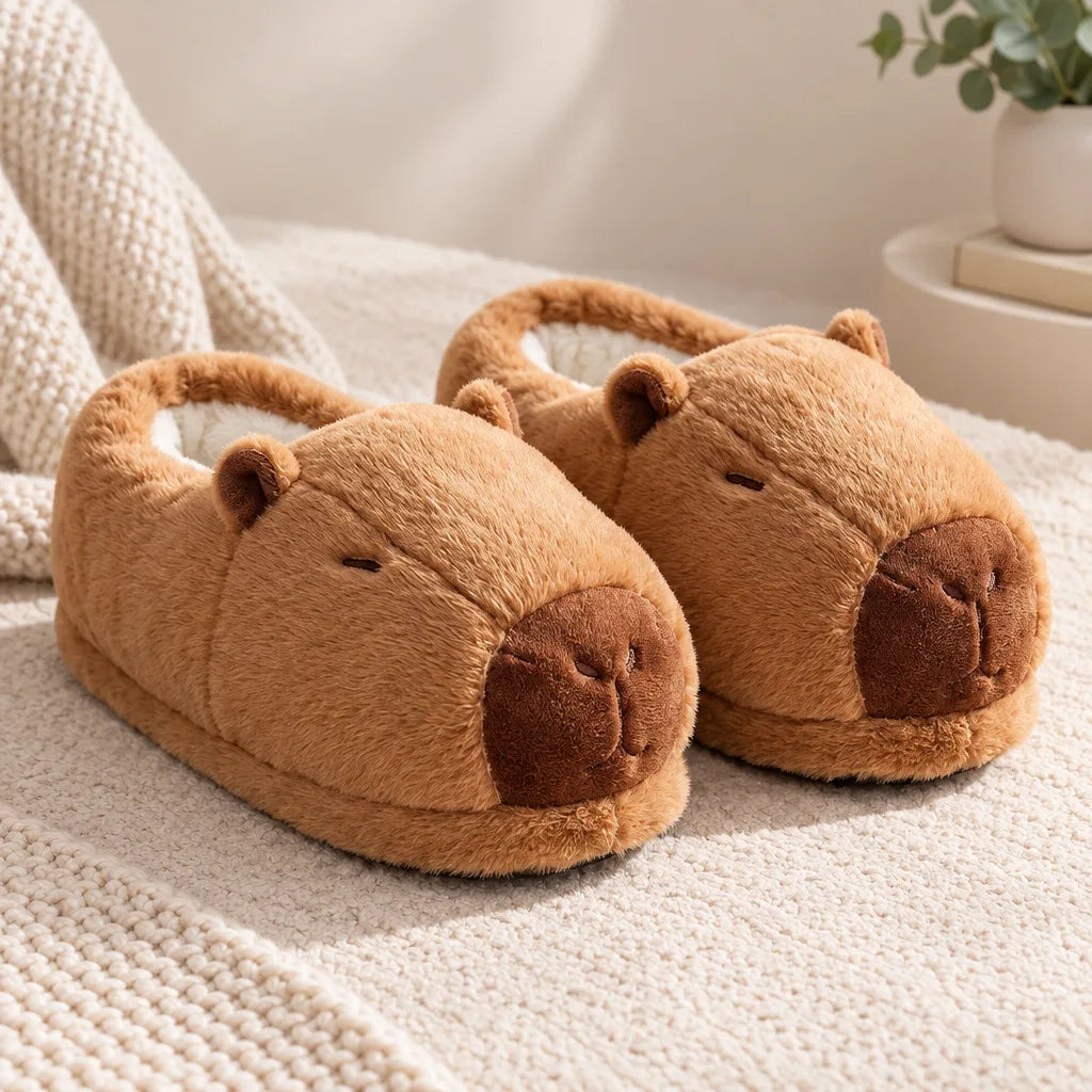 Chausson capybara femme