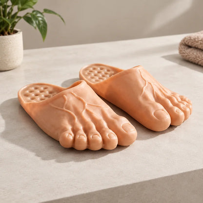 Chausson pied humain drôle