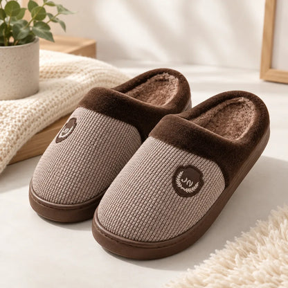 Chausson homme chaud fourrure