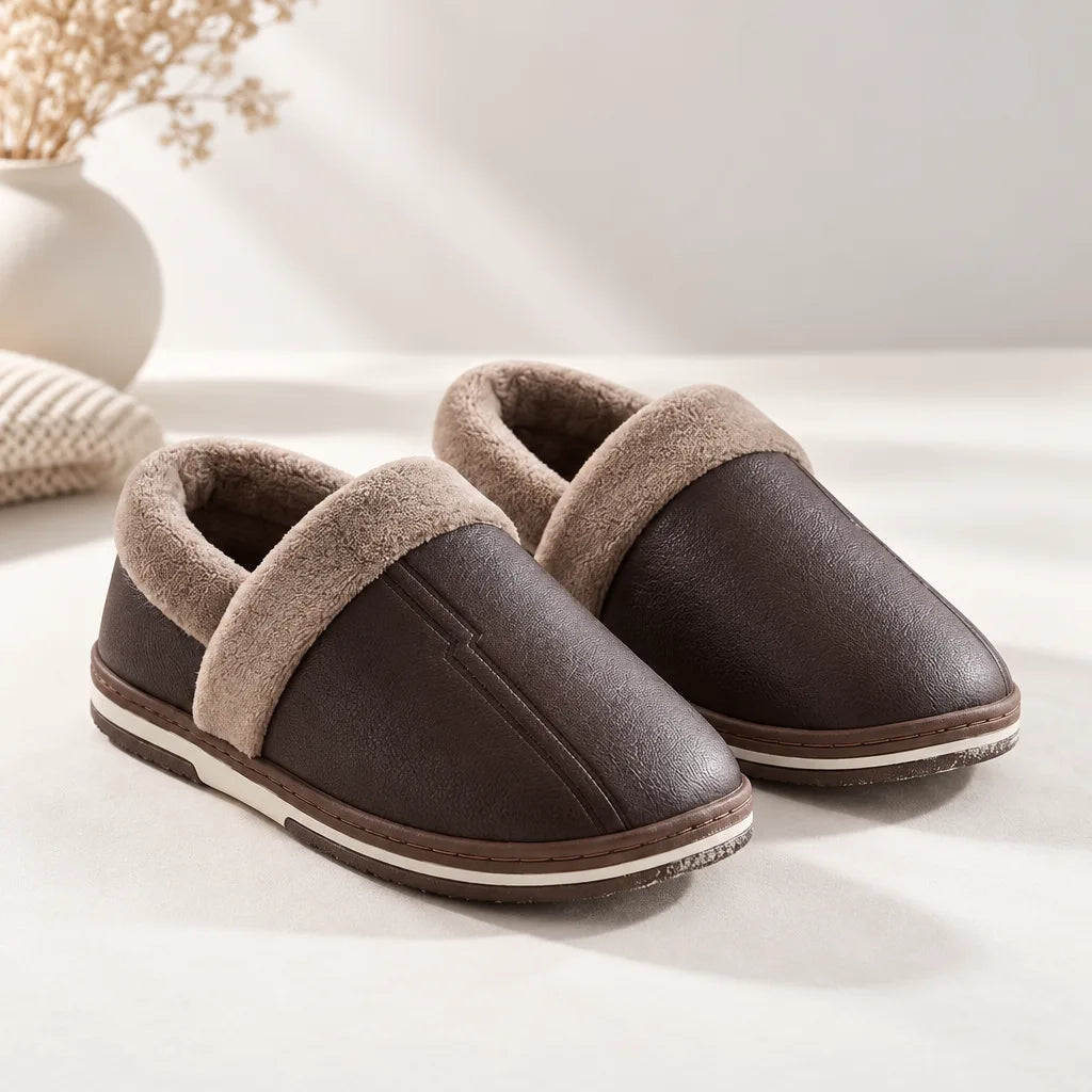 Chausson homme intérieur automne