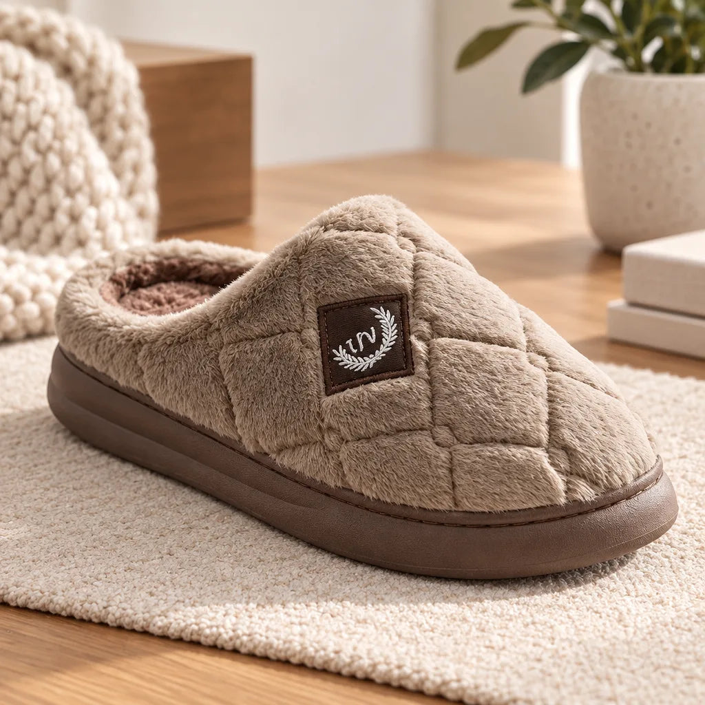 Chausson homme hiver doublé