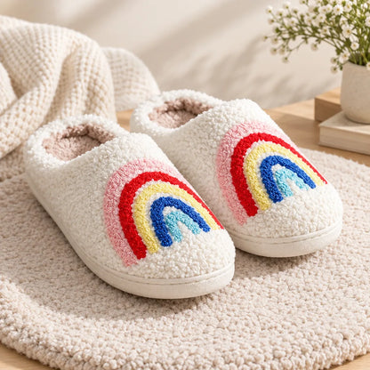 Chausson femme arc en