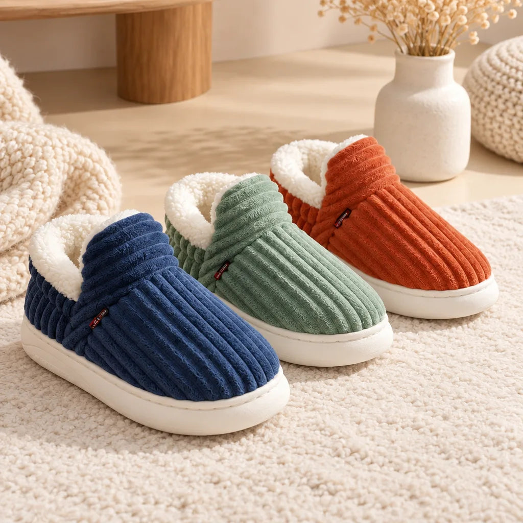Chausson botte femme fourré