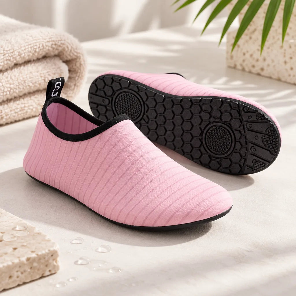 Chausson piscine antidérapant séchage
