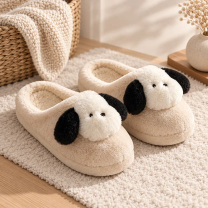 Chausson mouton peluche