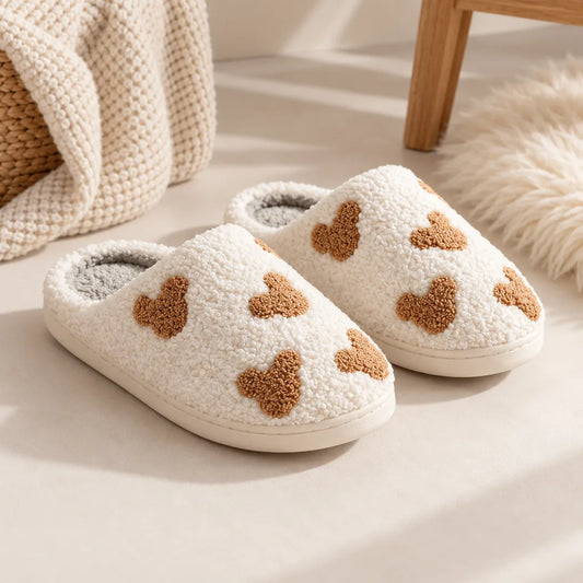 Chausson femme ours miniature