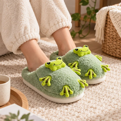 Chausson grenouille femme