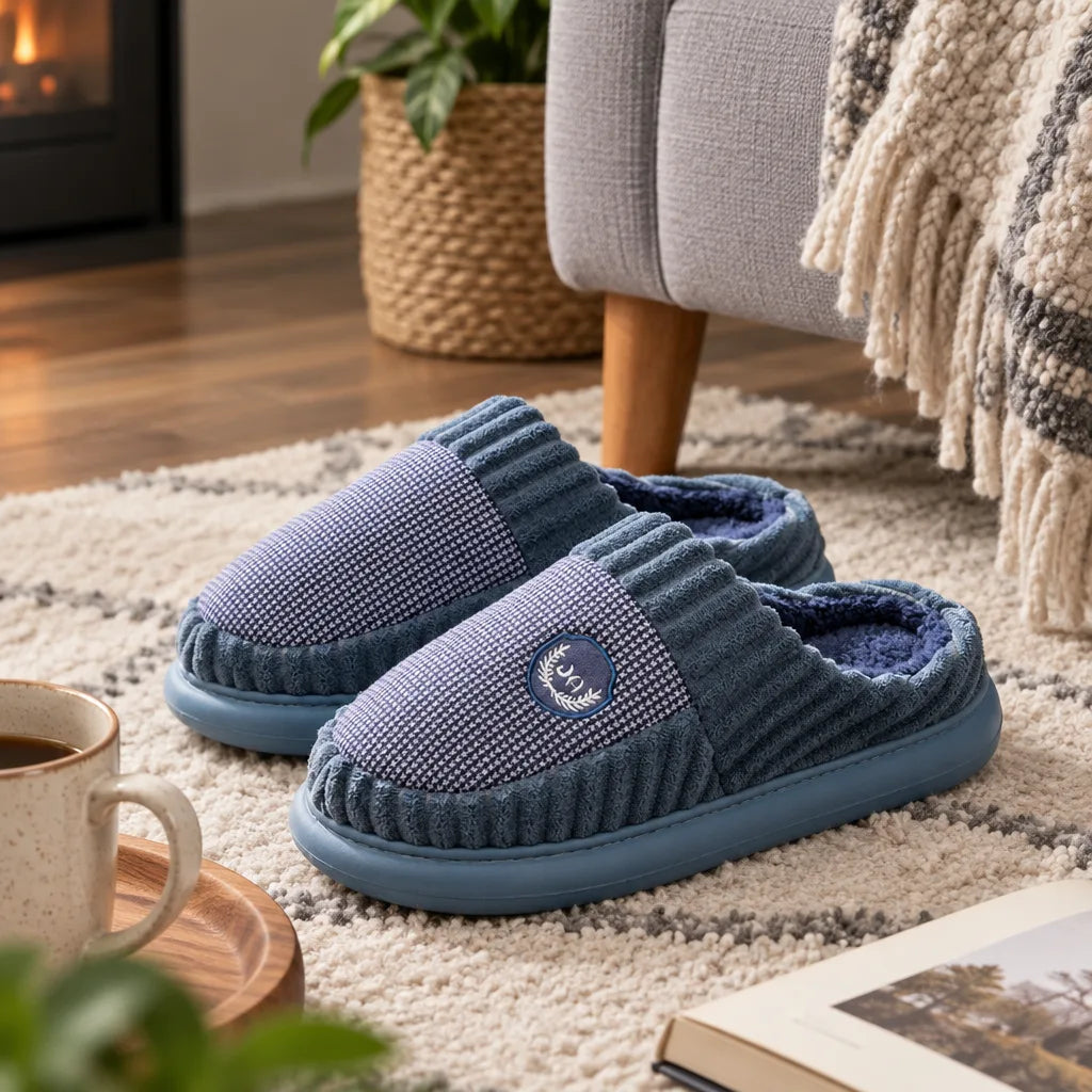 Chausson pantoufle homme polaire