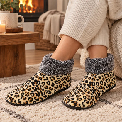 Chausson chaussette femme polaire